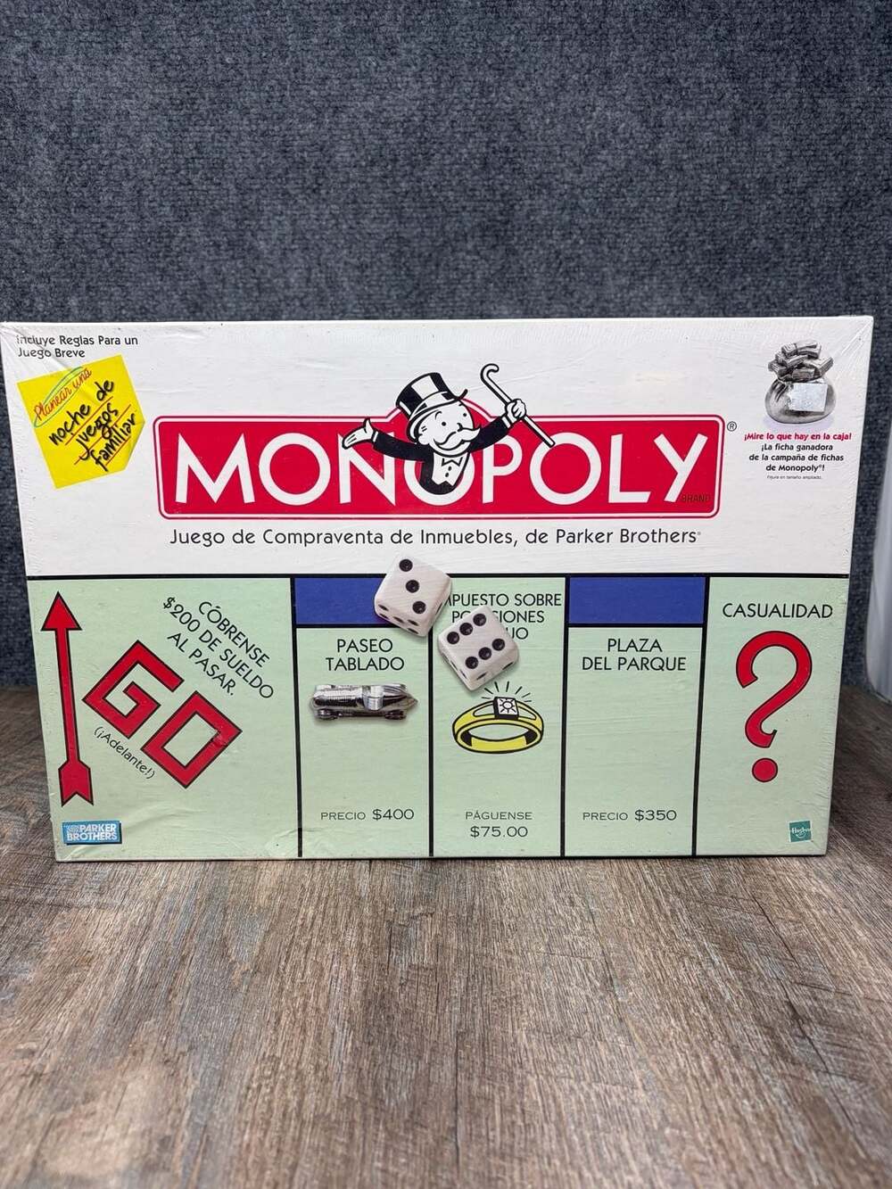 1999 Parker Brothers Spanish Monopoly New factory Plastic Sealed BRAND NEW Bueno